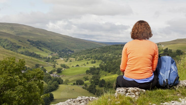 View down Upper Wharfedale, Yorkshire Dales